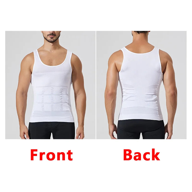 Camiseta Moldeadora Hombre NOX SHAPE™ – Compresión Invisible que Reduce Abdomen al Instante