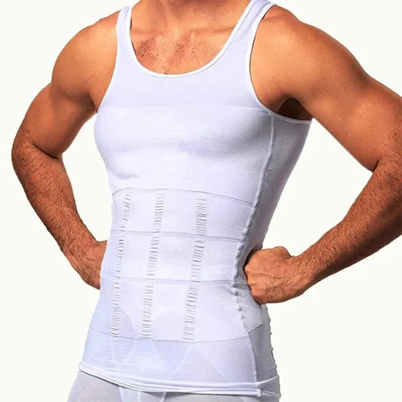Camiseta Moldeadora Hombre NOX SHAPE™ – Compresión Invisible que Reduce Abdomen al Instante